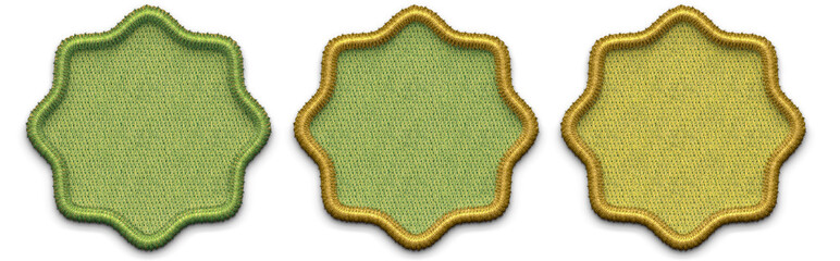 Embroidery shapes for background. Embroidery background.