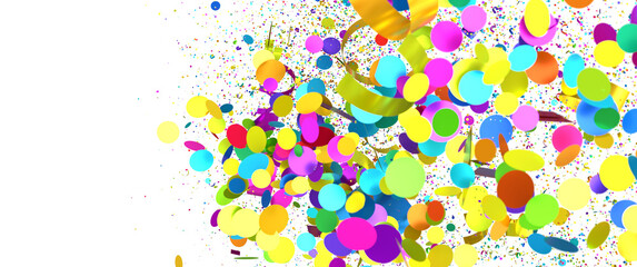 Vibrant confetti explosion background ideal for celebration, party, and festive designs. Download now!