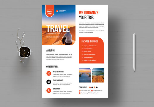 Travel Sale Flyer Template