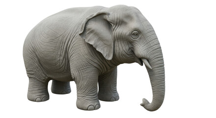 Obraz premium Isolated Elephant statue