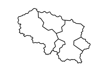 Luxembourg Administrative Divisions Map