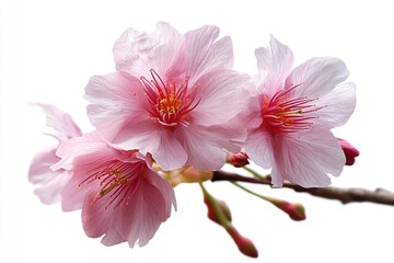 Delicate pink cherry blossoms