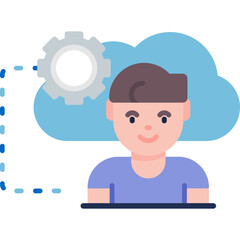 Cloud Management Services Icon