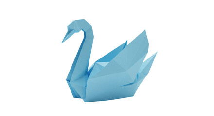 Isolated Origami Swan © Julia