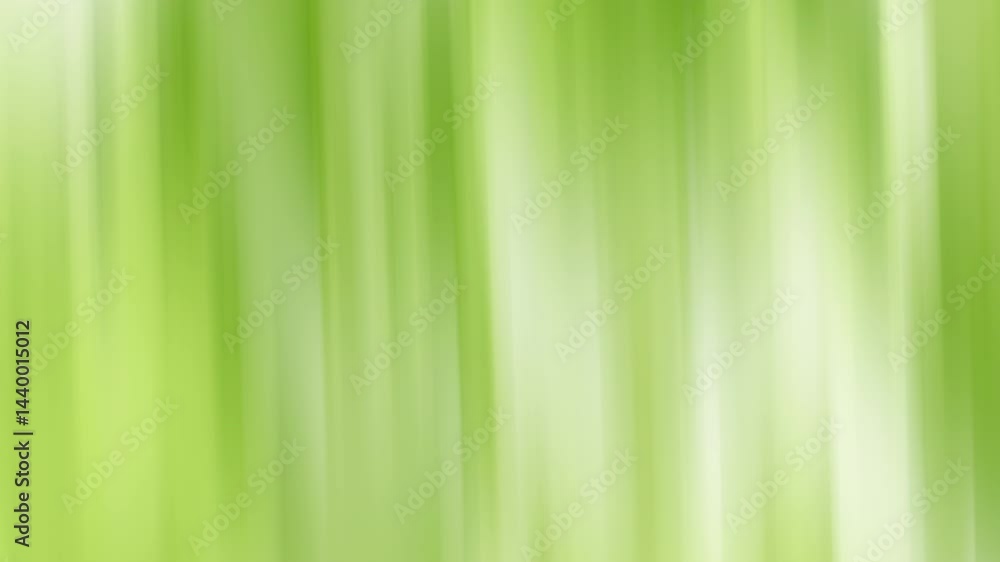 Poster abstract bright green vertical lines background with motion blur effect