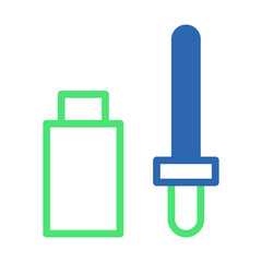 beauty icon beauty duotone blue green_beauty-multicolor_Face serum