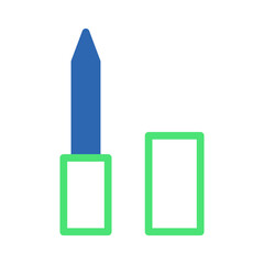 beauty icon beauty duotone blue green_beauty-multicolor_Eyeliner