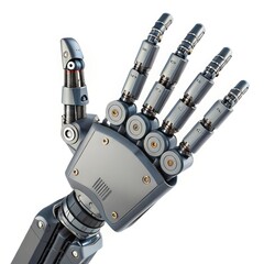 robotic-hand--isolated-on-transparent-background (