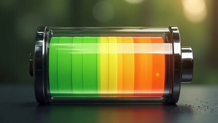 Color battery art image