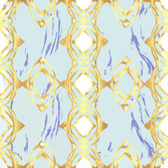 A modern seamless geometric pattern featuring marble and watercolor textures, perfect for trendy paper, textile, and print designs.