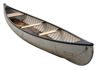 Canoe isolated on a transparent background.