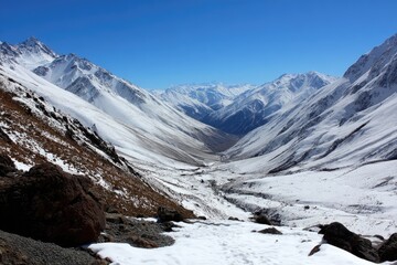 Snowy Mountain Valley