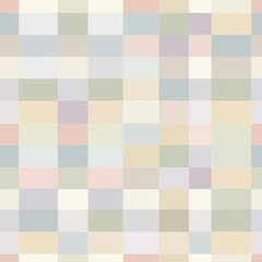Fototapeta premium Pastel Checkered Seamless Pattern