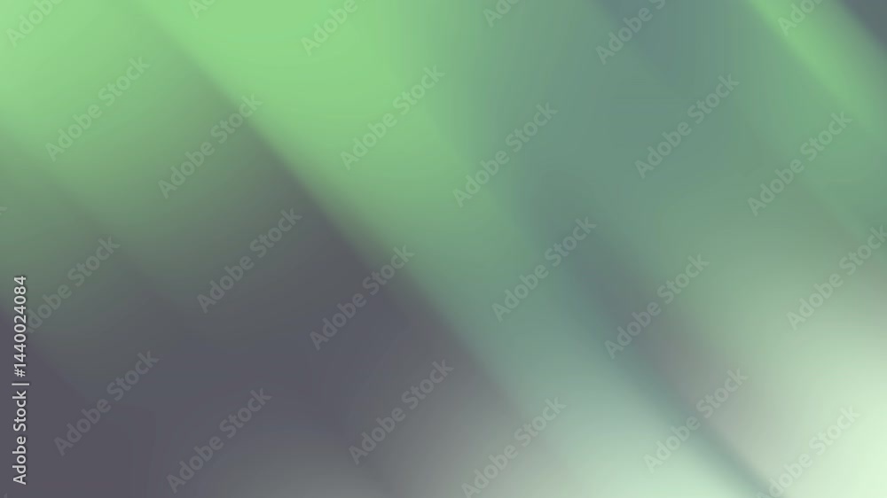 Aufkleber abstract green and grey gradient background with diagonal light rays