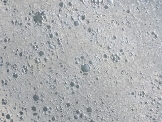 Abstract Foam Texture with Air Bubbles in Close-Up