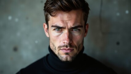 Fototapeta premium Portrait Of A Handsome Young Man