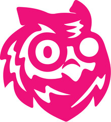 Owl simple icon. Vector ICON all icon Viktor 