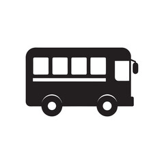 Public Bus Minimal Vector Icon