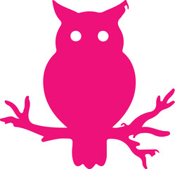 Owl simple icon. Vector ICON all icon Viktor 