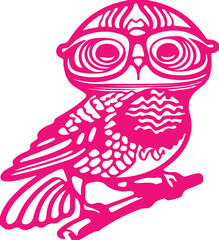 Owl simple icon. Vector ICON all icon Viktor 
