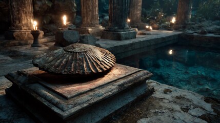 Ancient Underwater Shrine