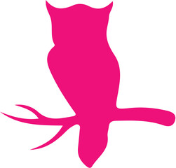 Owl simple icon. Vector ICON all icon Viktor 