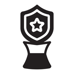 trophy glyph icon