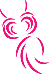 Obraz premium Owl simple icon. Vector ICON all icon Viktor 