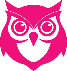 Obraz premium Owl simple icon. Vector ICON all icon Viktor 