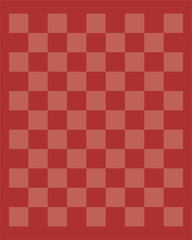 Red Chess board pattern background