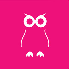 Owl simple icon. Vector ICON all icon Viktor
