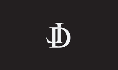 JD, DL , D , L , Abstract Letters Logo Monogram	
