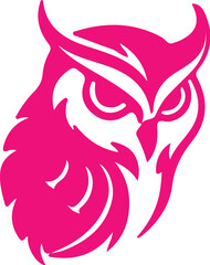 Naklejka premium Owl simple icon. Vector ICON all icon Viktor 