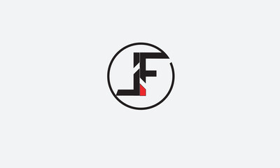 LF, FL , F , L , Abstract Letters Logo Monogram