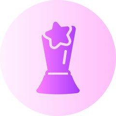 trophy gradient icon