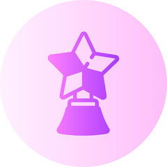 trophy gradient icon