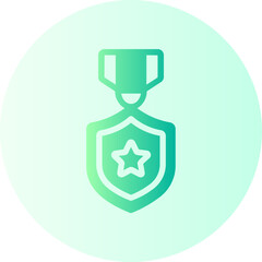 medal gradient icon