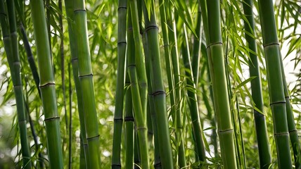Fototapeta premium green bamboo background