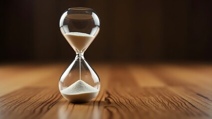  Classic Hourglass Detail with Sand Flow and Artistic Lighting