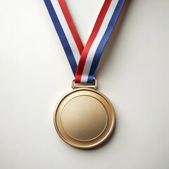 gold medal isolated on white background