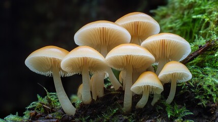 Delicate Forest Fungi