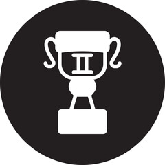 trophy glyph icon
