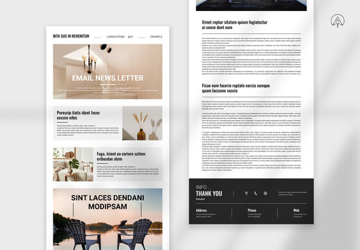 Email News Letter Layout