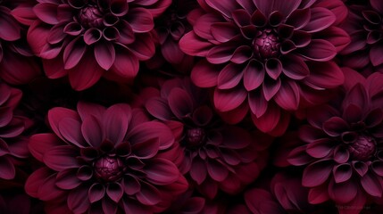 Deep purple and burgundy petals swirling from the center