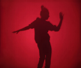 silhouette of a woman