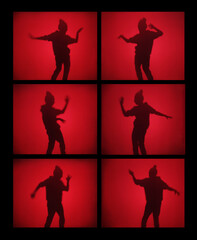 silhouette of a woman