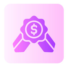 medal gradient icon