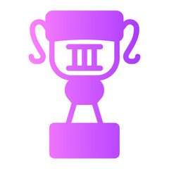 trophy gradient icon