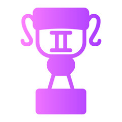 trophy gradient icon