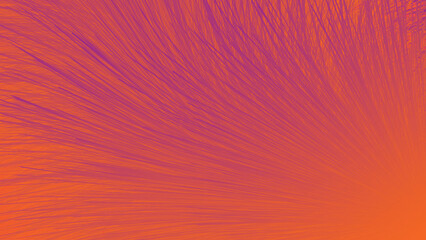 Abstract radial lines vector in vibrant purple and orange burst illustration for backgrounds and designs